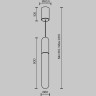 Подвесной светильник MAYTONI MIST P101PL-L500-12W3K-W